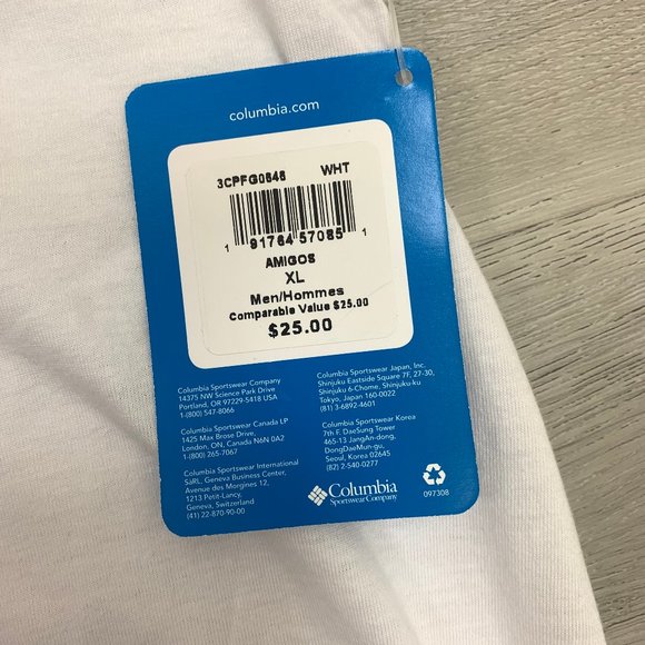 Columbia PFG Fishing Tee XL T-Shirt Amigos Fishing - Picture 6 of 7